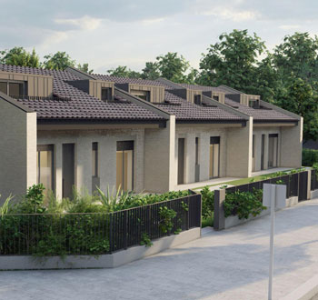 Ville a schiera, Via Edison Villasanta
